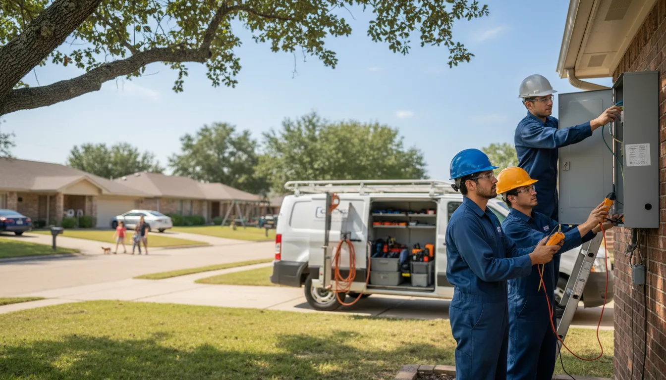 Certified electrician providing emergency electrical services in Wright, WY